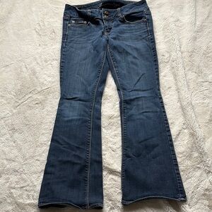 American Eagle Bootcut Jeans Size 4 Short | Stretch Mid Rise Flare Denim